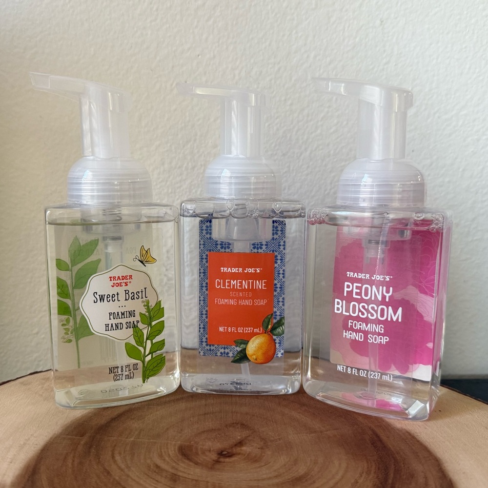 Trader Joes foaming hand soap bundle